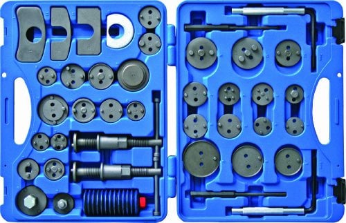 KUNZER 7BW41 Bremskolbenrückstell-Werkzeugsatz 41-tlg – Werkzeug-Set für zahlreiche Hersteller und Marken – inkl. Koffer