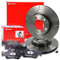 BREMBO Sport Max Bremsenset Vorderachse inkl. Geschlitzte Sport-Bremsscheiben Vorne Ø 286 mm Belüftet und Bremsbeläge Vorne Kompatibel mit BMW 3er (E36) (E46), Z3 (E36), Z4 Roadster (E85)