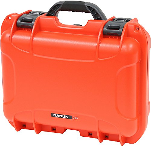 Koffer, kein Schaumstoff, 38 cm lang, 31 cm breit, Orange