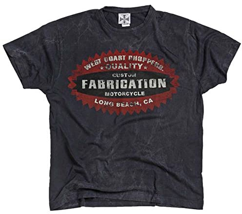 West Coast Choppers WCC T-Shirt Panhead Blue-M