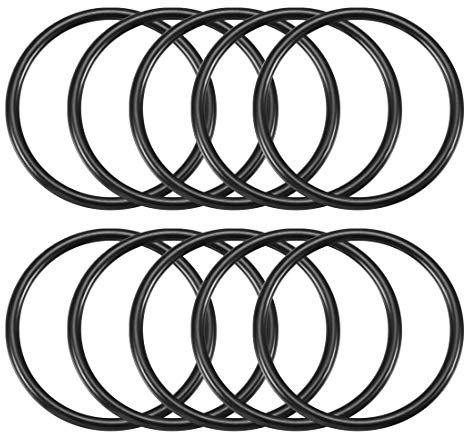 sourcing map 10 Stück Metrische Nitrilkautschuk O-Ringe Dichtung Gummi 45 mm Außendurchm. 38.8 mm Innendurchm. 3.1 mm Breite