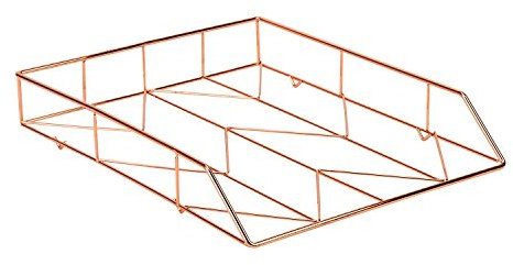 U Brands Bürozubehör, aus Metalldrähten Briefablage kupfer