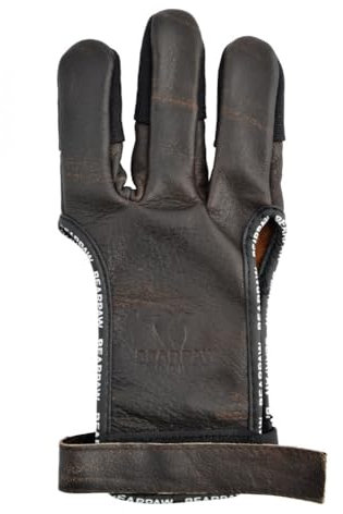 Bearpaw Schießhandschuh Speed Glove Exclusive Büffelleder, Bogenhandschuh XS-XL (XS)