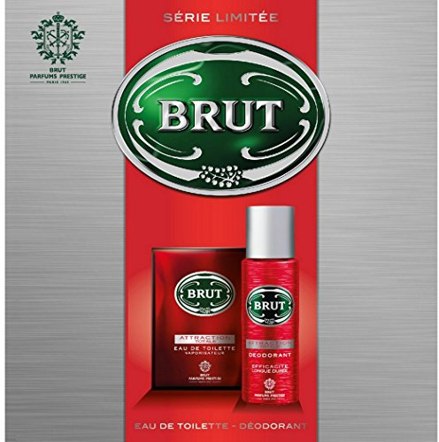 Brut Coffret Cadeau Attraction Totale Eau de Toilette + Déodorant pour Homme