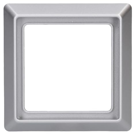 Busch-Jaeger 2101-33 Abdeckrahmen 1-Fach Alusilber Allwetter 44 2CKA001730A0276