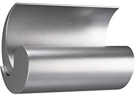 Massive Wandleuchte Zita dimmbar, Aluminium gebürstet, 100W Aluminium Gebürstet