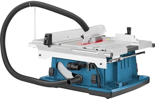 Bosch Professional Table Saw GTS 10 XC (incl. Dust extraction adapter, Storage for additional saw blade, Parallel guide, Push stick, Angle guide, circular saw blade)
