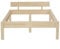 TUGA - Holztech Naturprodukt MASSIVHOLZBETT DAYBETT MASSIV Holz Bett HOLZBETT FSC 300Kg 80 x 200cm unbehandelt EXTRA HÖHE 48cm