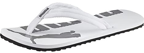 PUMA Epic Flip v2, Flop Unisex-Adulto, White-Black, 40.5 EU