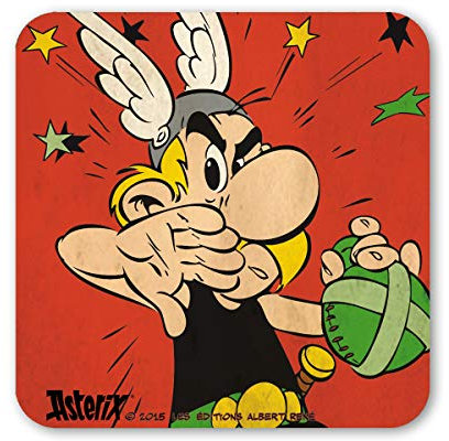 Logoshirt®️ Asterix der Gallier I Zaubertrank I Untersetzer | Kork | 10x10cm | langlebiger Druck | Lizenziertes Originaldesign