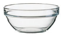 6x Glas-Stapelschale EMPILABLE Inhalt 57 cl Dekoschale, Obstschale