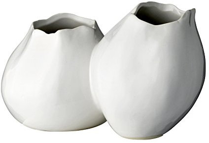 Bloomingville Vase Duo, weiß, 21x12xH13cm