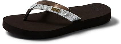 Reef Star Cushion Sassy, Damen Zehentrenner, Mehrfarbig (Brown/White Bnw), 41 EU (8 UK)