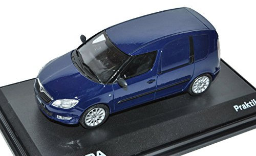 Abrex ?Koda Roomster Praktik Pazifik Blau 1/43 Modell Auto mit individiuellem Wunschkennzeichen