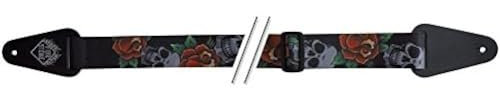 Fire & Stone 531042 Gitarrengurt Skulls and Roses Black