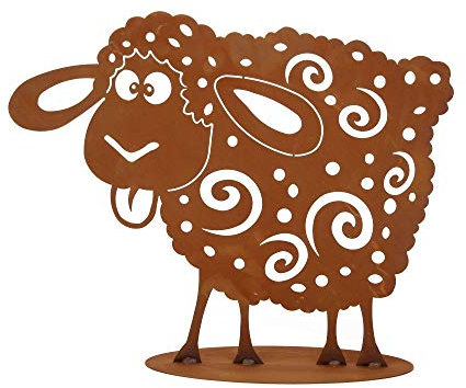 Ferrum Edelrost Figur Crazy Schaf, 5-0564