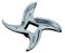 Sanelli Ambrogio Coltello tritacarne in acciaio inox n. 22