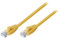 LINDY 48060 Cat.6 U/UTP Network Cable, Yellow, 0.3m