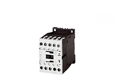 Eaton DILM9-10 3P Black, White Electrical Relay - Silver Cadmium Oxide contact, Normally Open, 9.0 A, 4.0 kW, IP20, -25.0 °C to +60 °C, DIN Rail Mount