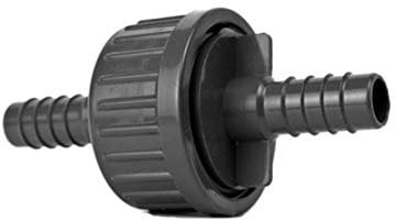 Hortafix in Line One Way Hose Connector Non Return Valve. 13 mm, 1/2 Irrigation and Watering