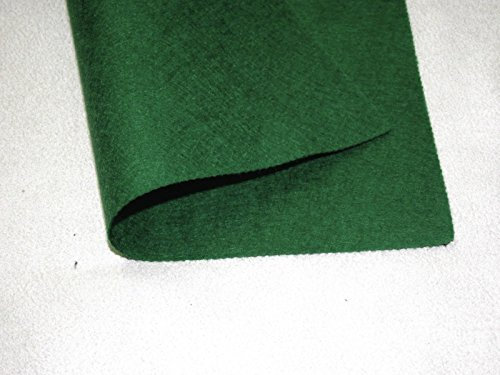 Acrylic Felt Baize Craft/Poker Fabric Material - Bottle Olive Green, 1Mtr - 150cmx100cm