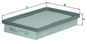 MAHLE LX 745 - Air Filter Car - Engine