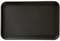 Stalwart All-Weather Indoor/Outdoor Boot Tray - Weather-Resistant Hard Plastic Shoe Mat with Raised Edge for Entryways, Decks, and Patios (Black)