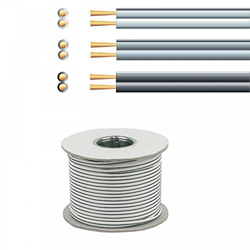 Mercury 2 x (7 x 0.18 mm) 100 m Standard Figure 8 Speaker Cable - Grey/Black