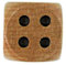 AMIGO 00062 Würfel Naturholz W06 16mm Fix