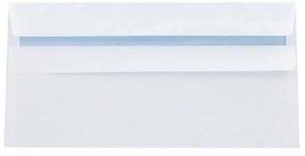 Q-Connect DL Envelopes Wallet Self Seal 120gsm White (Pack of 1000)