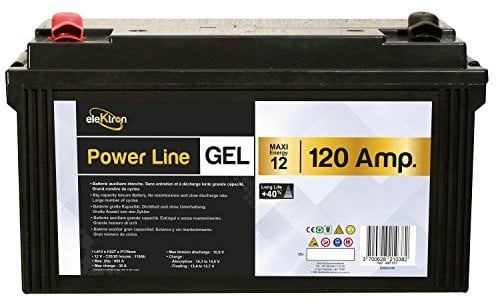 Batería auxiliar Power Line AGM, 120 amperios