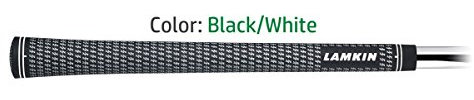Lamkin 101312 Golf Crossline Grip Oversize Jumbo 1/8 (Right Hand) Regular (R), Black/White – 60