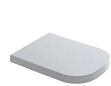 Galassia 5455 Sedile con Chiusura Ammortizzata, Bianco