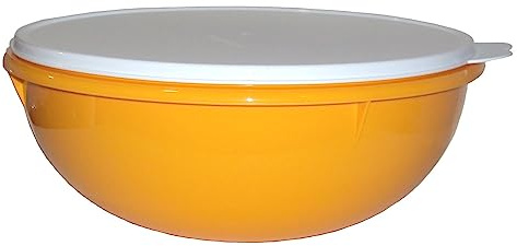 TUPPERWARE Vintage Edition Fix N Mix Schüssel Ernte Gelb mit durchsichtigem Verschluss