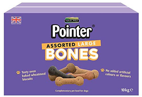 Chewdles Pointer Boni-Bix Assorted Large Biscuit Dog Treats, 10 kg