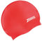 Zoggs Badekappe Silicone Cap, Red, onesize, 300774