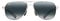 Maui Jim Unisex Sunglasses, Gry guardrails Silver, M