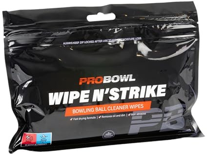 Bowlingball Reiniger Wipe n´Strike Reinigungstücher