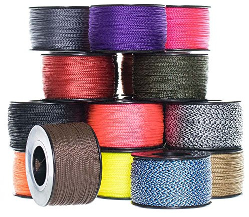 Atwood Mobile Products Nano-Schnur, 0,75 mm, kleine Spule, leicht, geflochten, Neon-Pink