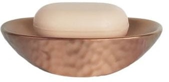 Spirella Porte Savon Céramique Darwin Hammered Cuivré