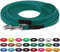LENNIE BioThane Schleppleine, 13mm, Hunde 15-25kg, 8m lang, mit Handschlaufe, Petrol/Teal, genäht