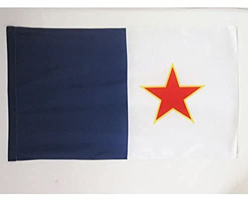 AZ FLAG Bandera de Quebec INDEPENDENTISTA FLQ 150x90cm para Palo - Bandera DE Quebec 90 x 150 cm
