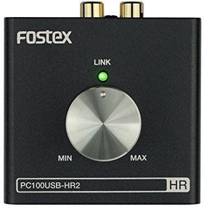 Fostex PC100 USB HR2 24bit 96kHz DAC e Amplificatore per cuffie PC100USB-HR2 Argento