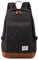Kaukko Damen Rucksack Studenten Backpack Laptop College Schulrucksack Reiseeucksack, Large, Schwarz