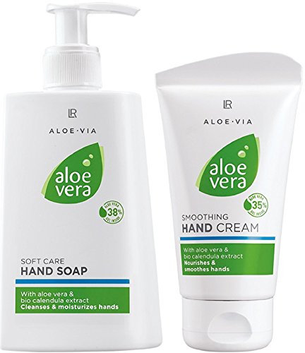 LR ALOE VIA Aloe Vera Handpflege Set (250 ml Handseife & 75 ml Handcreme)