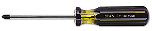 Stanley 64-101 Tournevis cruciforme 1 point X 7,6 cm