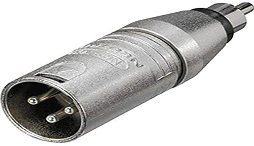 Neutrik NA2MPMM 3 for XLR Bar Male to RCA Male Audio-by-Neutrik Adapter