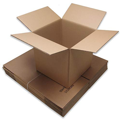 W.E. Roberts 10 x Strong Cubed Postal Gift Mailing Cartons - Double Wall Cardboard Boxes- 12 x 12 x 12 / 305mm x 305mm x 305mm