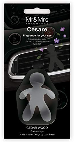 MR&MRS Fragrance CESARE Car Air Freshener Black Cedar Wood