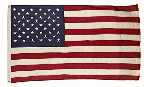 BEST Standard-US-Flagge von Valley Forge Flag, aus Baumwolle, 0,9 m x 1,5 m